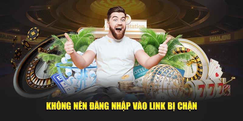 Không nên đăng nhập vào link bị chặn